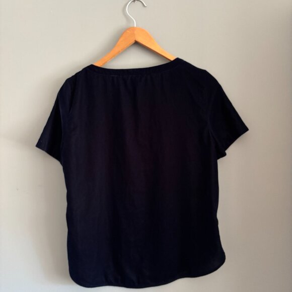 Midnight Blue Velvet Top - Picture 2 of 7